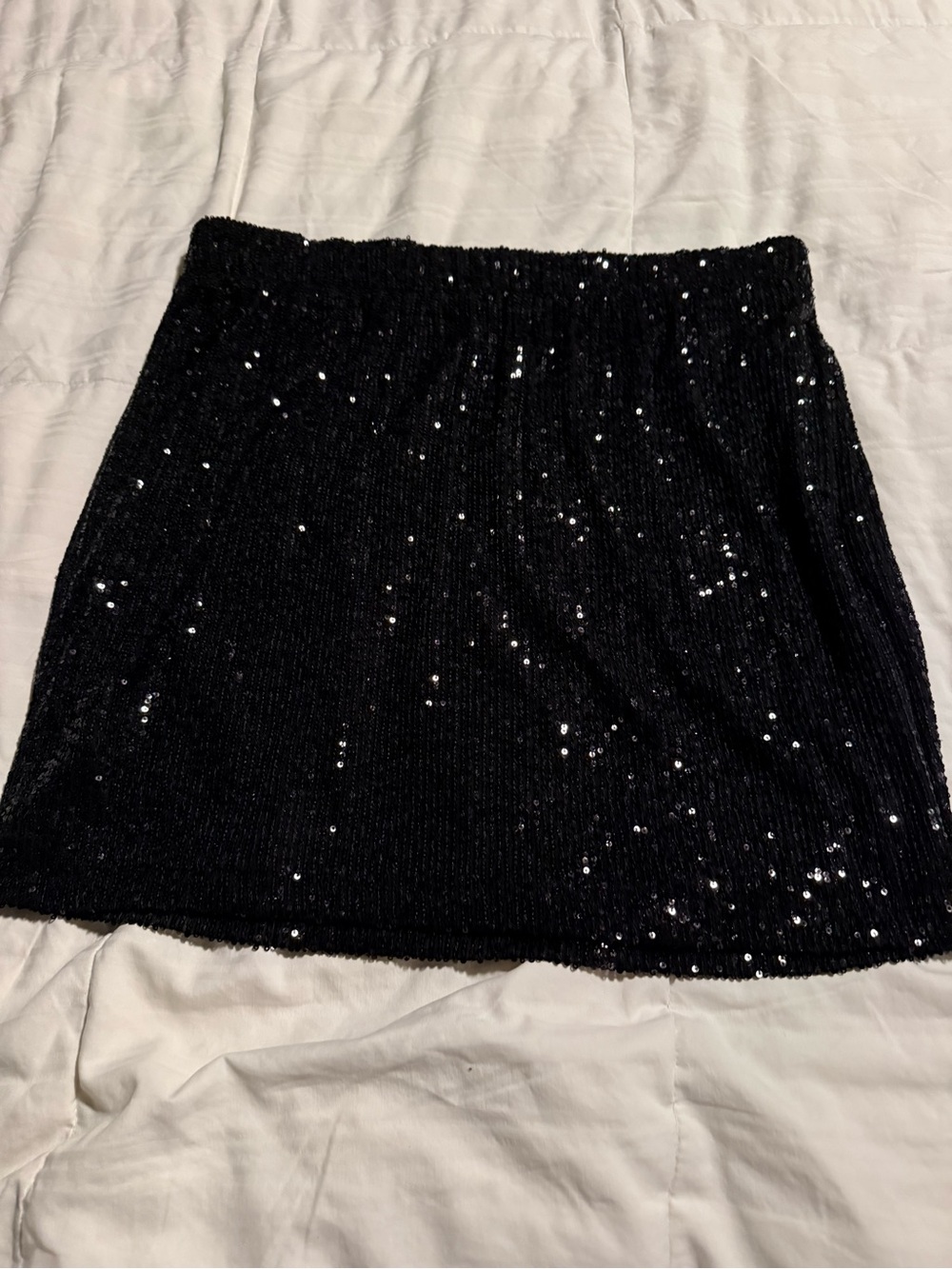 Maurices Black Sequin Mini Skirt